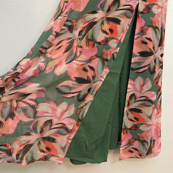 Anthropologie size 14 Hutch Mikayla Sleeveless V-Neck Side-Slit Maxi Dress - Picture 14 of 14